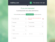 Tablet Screenshot of indehoy.com